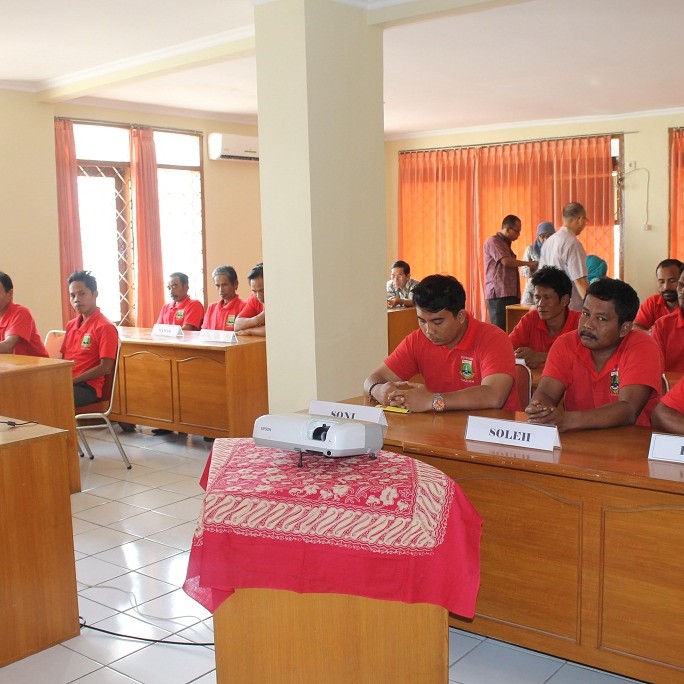 Suasana acara Pelatihan IKM bersama Disperindag Banten di Balai Besar Keramik